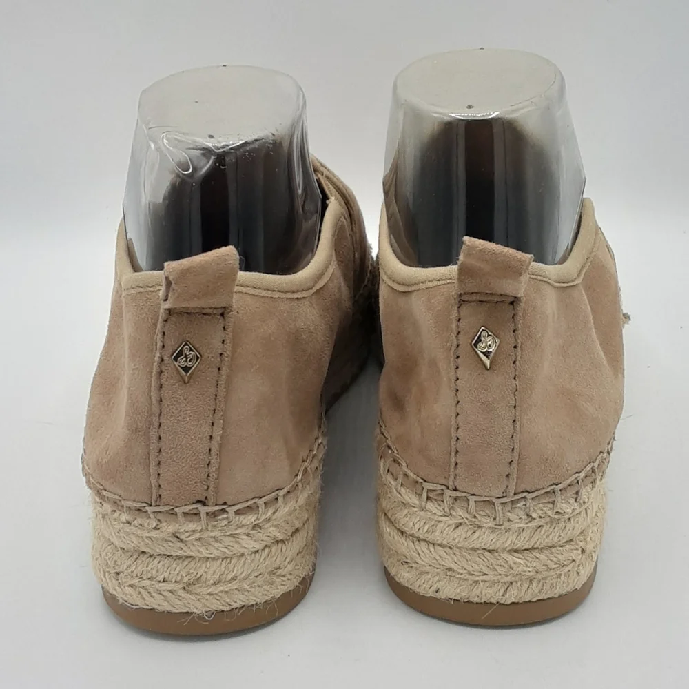 SAM EDELMAN Carrin suede platform espadrilles size 9.5.